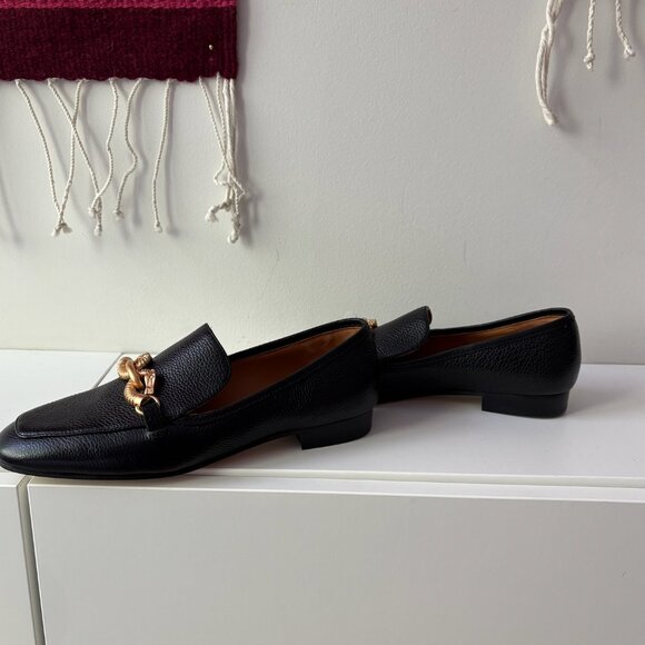 Brand New Tory Buch Jessa Loafer in Black Leather - Picture 3 of 7